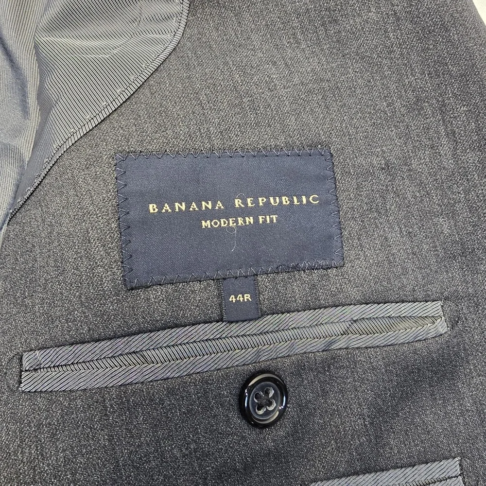 Banana Republic Modern Fit Lanificio F.lli Cerruti  Blazer Men 44r‎ Gray